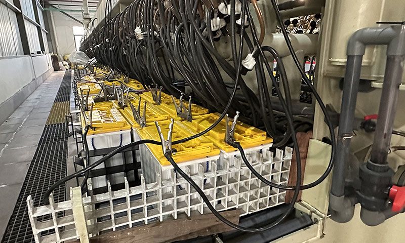 Power forklift battery is deeply discharged